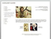 Tablet Screenshot of margaret-hunter.com